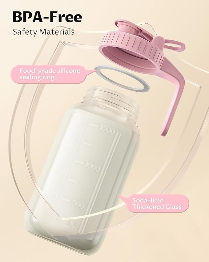 64oz Glass Breast Milk Pitcher - Image 2