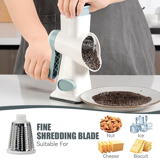 KEOUKE Rotary Cheese Grater Pro 6 in 1 - Image 4