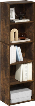 Furinno LUDER Book Shelf, 5-Tier Bookshelf, Bookcase by Furinno-FitsYourSpaceFitsYourBudget