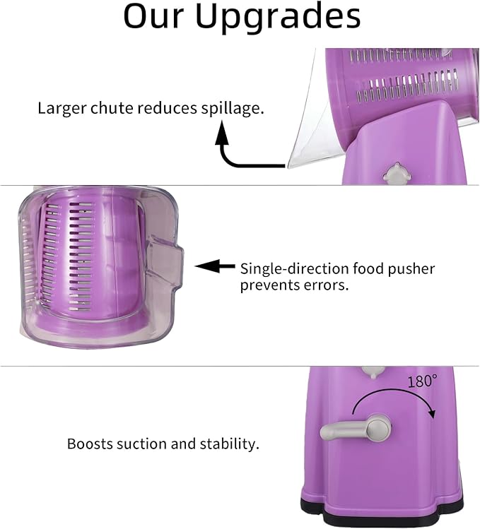 Upgrade Rotary Cheese Grater Shredder - Image 5