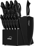 Knife Set, 15 Pieces Kitchen Knife Set by Amorston