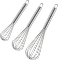 Polly Online Stainless Steel Whisk Set, 3 Packs Balloon Whisk by PollyOnline
