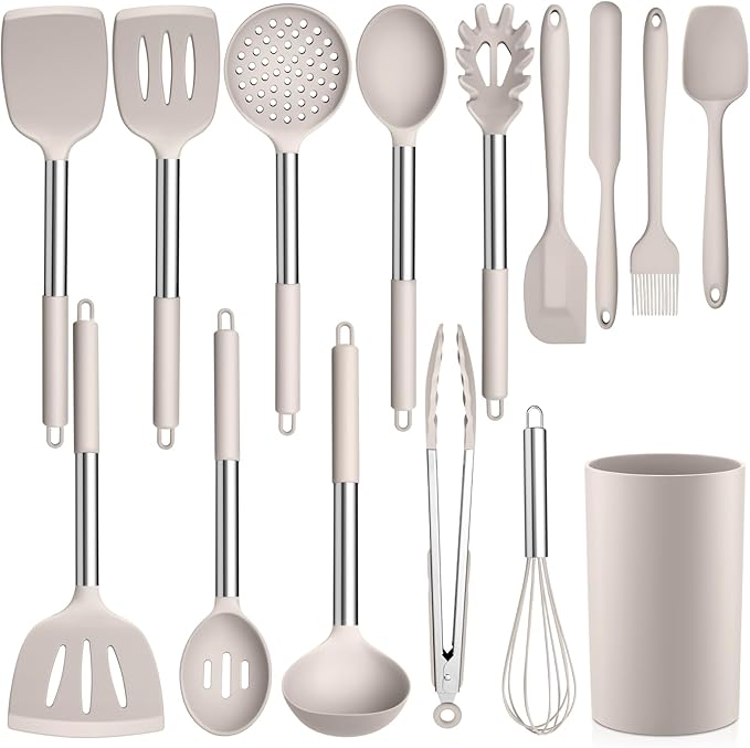 LIANYU 15 Pcs Kitchen Cooking Utensils Set by LIANYU