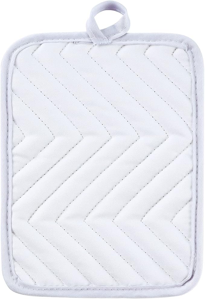 Anyi Pot Holders and Oven Mitts 7" X 9" Heat Resistant Pocket Pot Holder Set - Image 5