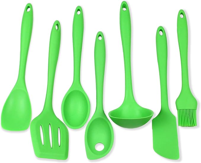 Chef Craft Premium Silicone Kitchen Tool and Utensil Set, 7 Piece by ChefCraft