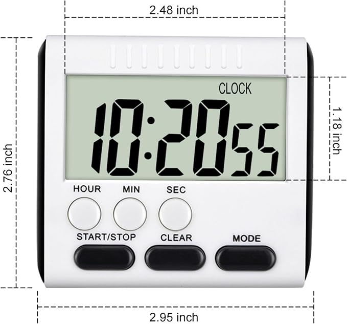Xuhal 15 Pack 24 Hours Kitchen Timer - Image 2