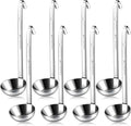 8 PCS Stainless Steel Ladle Soup Handle Ladle by LiveNaturallyLiveBarafat