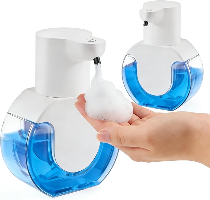 2Pack Automatic Soap Dispenser Touchless, Rechargeable Foaming Soap Dispenser by Unknown