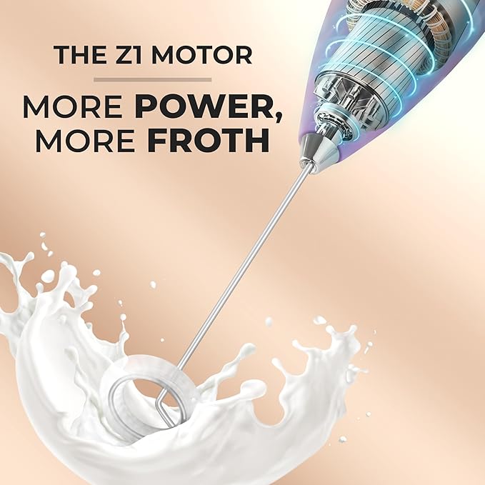 Zulay Kitchen Powerful Milk Frother Wand - Image 4