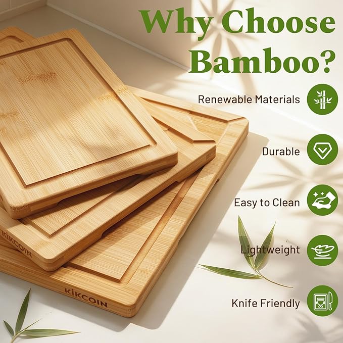 Kikcoin Over Sink Bamboo Cutting Boards - Image 6