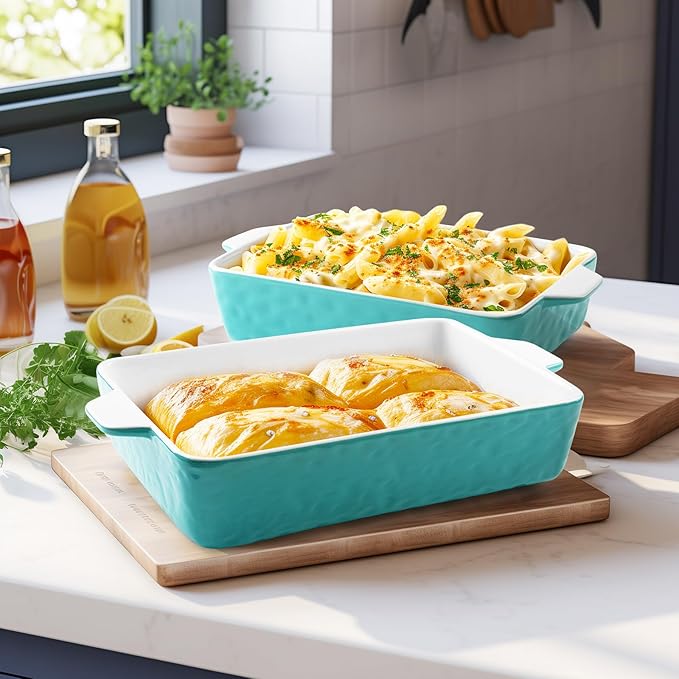 Casserole Dishes for Oven, Ceramic Baking Dishes, Lasagna Pan - Image 8