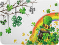 Giwawa St Patrick Dish Drying Mat Large Lucky Clover Tree Shamrock Dish Drainer by Giwawa