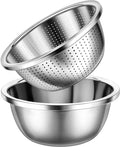 Colander 304 Stainless Steel 3-quart by Gulex