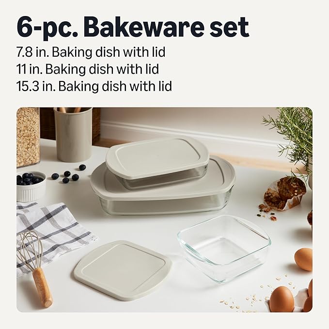 Amazon Basics Glass Baking Dishes - Image 2