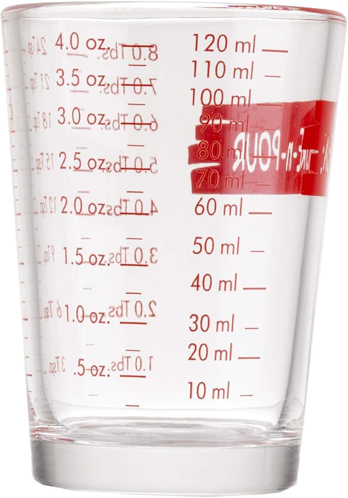 Tablecraft H1433T Measuring Cup Measure-N-Pour, 4 oz - Image 3