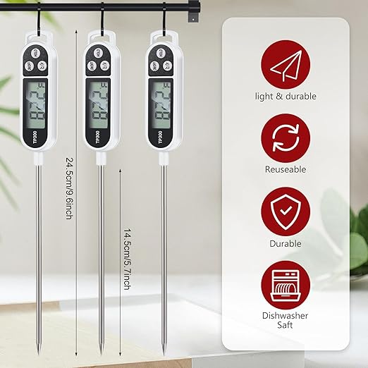 Copkim 6 Pcs Instant Read Meat Thermometer - Image 2