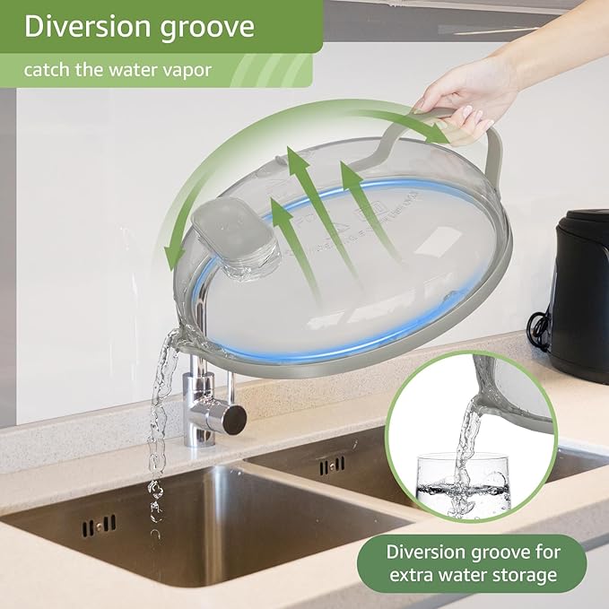 Microwave Splatter Cover with Water Steamer - Image 6