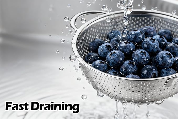 Leonyo Stainless Steel Colander - Image 5
