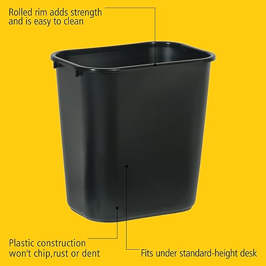 Rubbermaid Commercial Products Wastebasket/Trash Can, 7-Gallon/28-Quart - Image 4