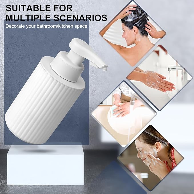 Automatic Soap Dispenser Liquid Touchless: 9oz White Plastic - Image 6