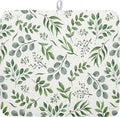 Kawani Sage Green Dish Drying Mat 16x18 In Absorbent Reversible Eucalyptus by Kawani