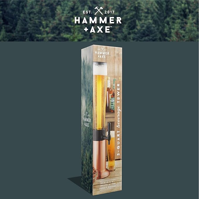 Hammer + Axe Beverage Dispenser – 88 oz Party Drink Dispenser - Image 9