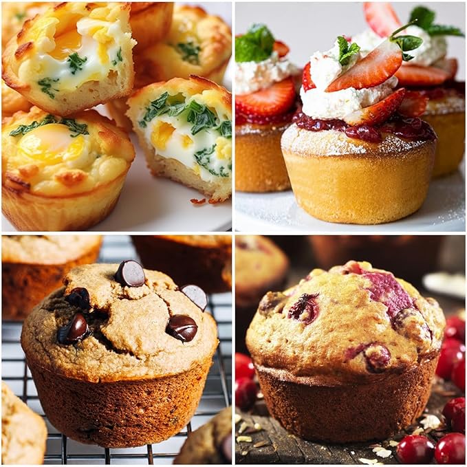 CAKETIME Jumbo Muffin Pan, 3.5 Inch Large Muffin Pan - Image 6