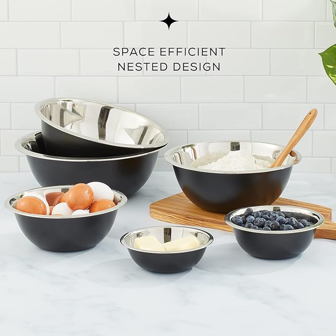 JoyJolt Stainless Steel Mixing Bowl Set - Image 4