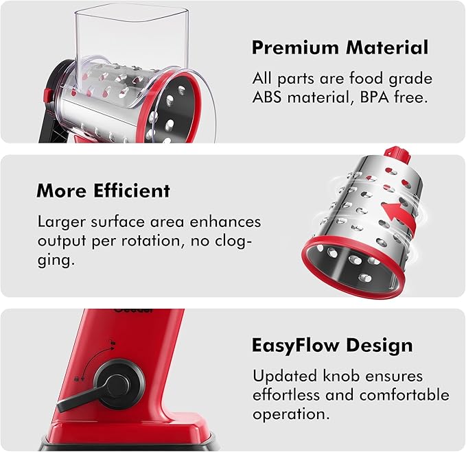 Geedel Rotary Cheese Grater - Image 6
