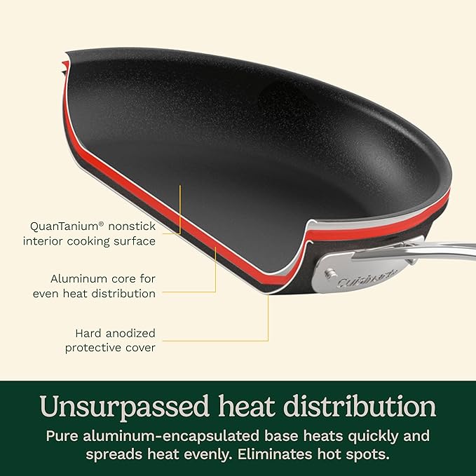 Cuisinart Chef's Classic™ Nonstick Hard Anodized 17 Piece Set w/Tempered Glass - Image 5