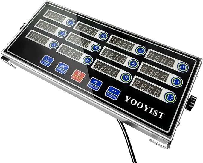 Precision Kitchen Timers for Cooking – 12 Channel Commercial Kitchen Timer - Image 3
