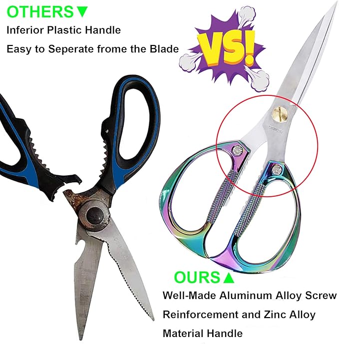 Kitchen Scissors All Purpose Heavy Duty Kitchen Shears - Image 6