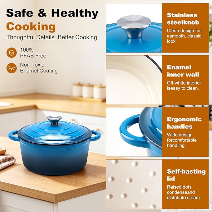 Enameled Cast Iron Dutch Oven - Image 6