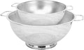 2PCS Colander for Kitchen, 3QT and 5QT, Stainless Steel Colander Strainer by Kteniy