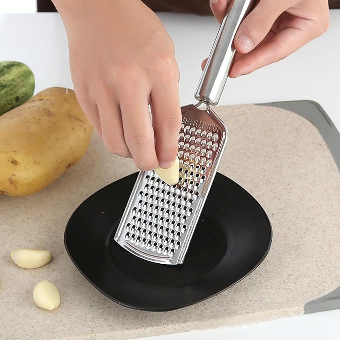 Cheese Grater, 9.4 Inch x 2.2 Inch Stainless Steel Vegetables Zester - Image 4