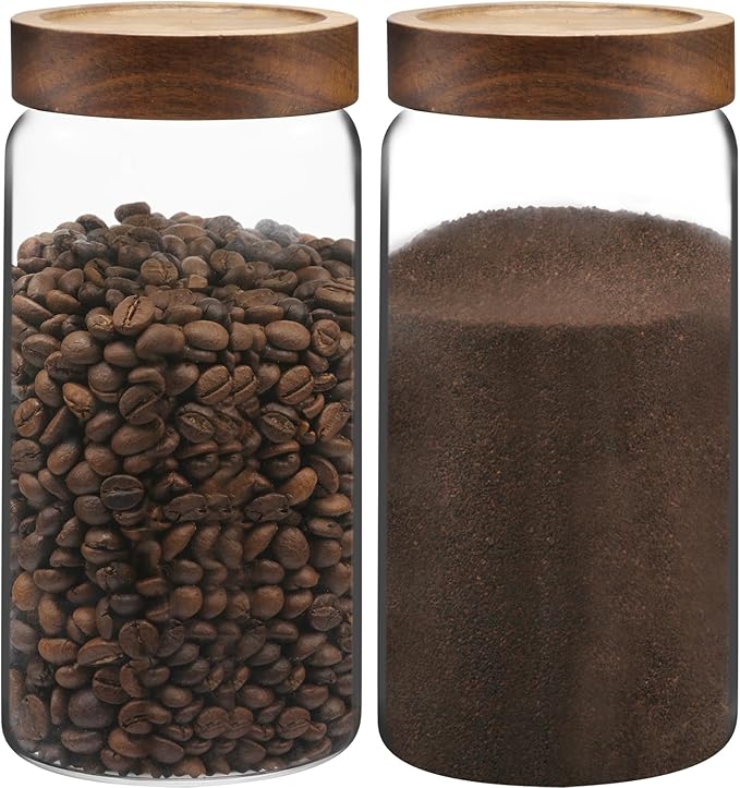 Glass Jar with Screw Top Lid 37oz Borosilicate Glass Spice Jars Seasoning - Image 6