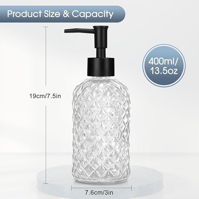 Topsky Gem Glass Soap Dispenser - Image 5