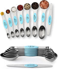 Spring Chef Stainless Steel Magnetic Measuring Spoons Set of 8 by SpringChef