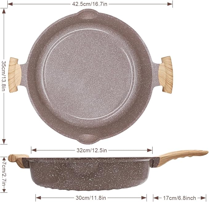 AIKENBBKK Ceramic Frying Pan - Image 2