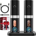 Electric Salt and Pepper Grinder Set, New Rechargeable Salt and Pepper Mill by COSYAIREY