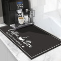 CooRug Absorbent Coffee Mat, Fashion Dish Drying Mat by CooRug