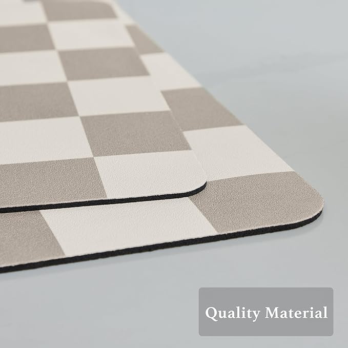 Ohocut Checkered Dish Drying Mat - Image 6