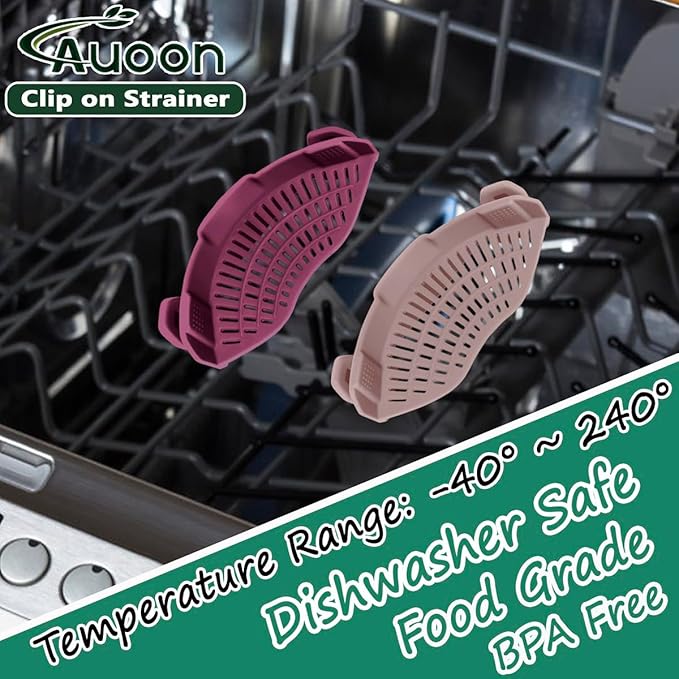 AUOON Silicone Clip on Strainer - Image 3