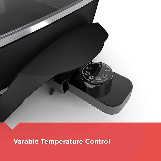 BLACK+DECKER Electric Skillet, Variable Temperature Control, Nonstick Cooking - Image 5