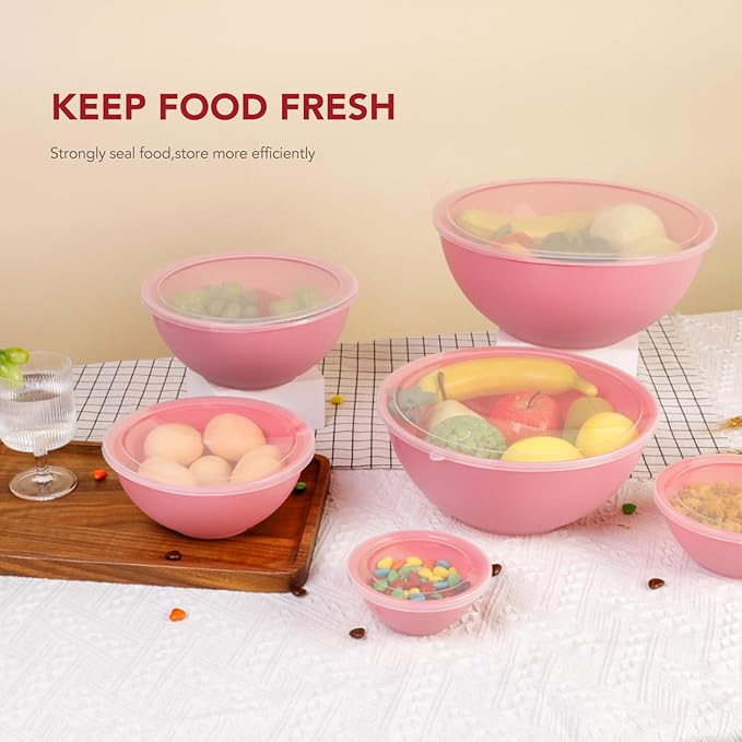 BoxedHome BPA Free Plastic Round Mixing Bowl - Image 6