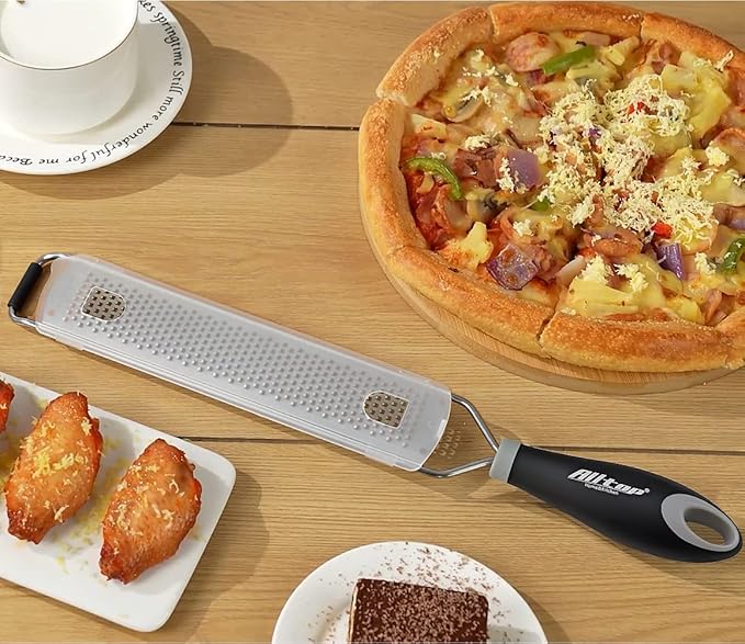 ALLTOP Lemon Zester, Hand-held Stainless Steel Food Grater, Pro Kitchen Tool - Image 5