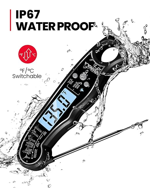 TEMOLA Meat Thermometer, Instant Read Food Thermometer - Image 3