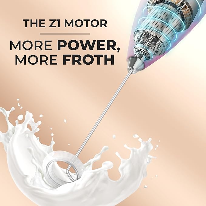 Zulay Kitchen Powerful Milk Frother Wand - Image 3