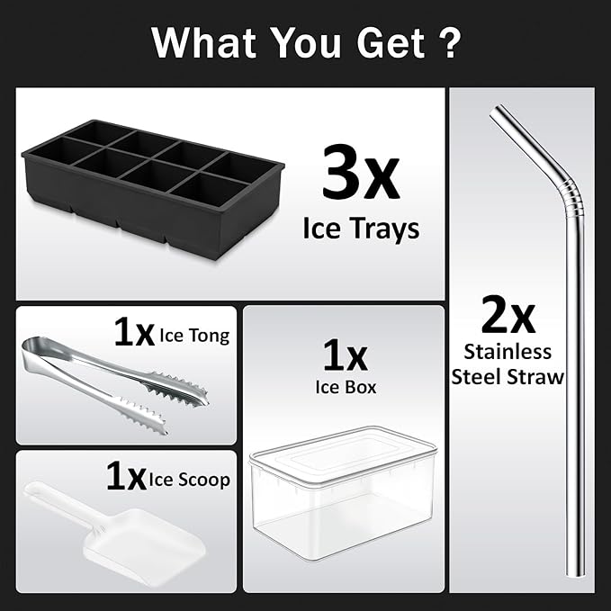 Large Silicone Ice Cube Tray - Image 8