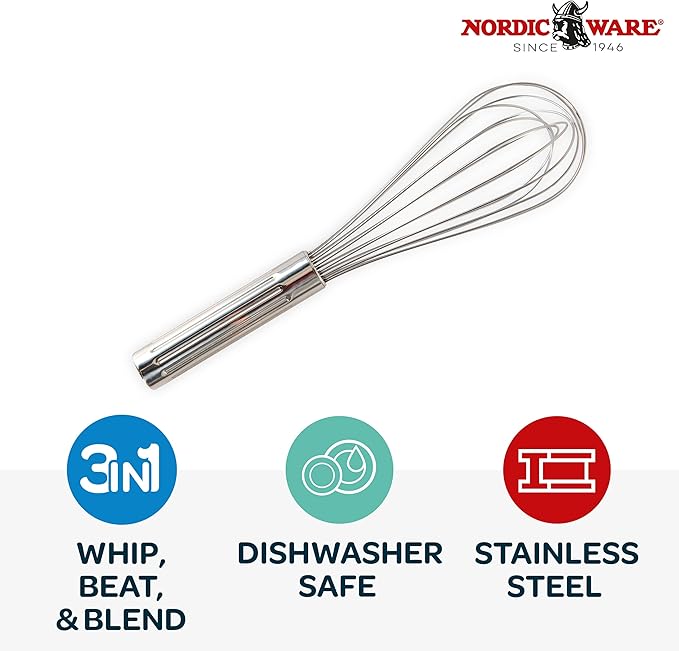 Nordic Ware Large Whisk, Stainless Steel - Image 3